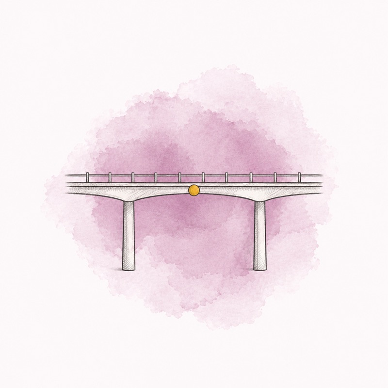 Brug als symbool voor verbinding tussen productie en kwaliteit