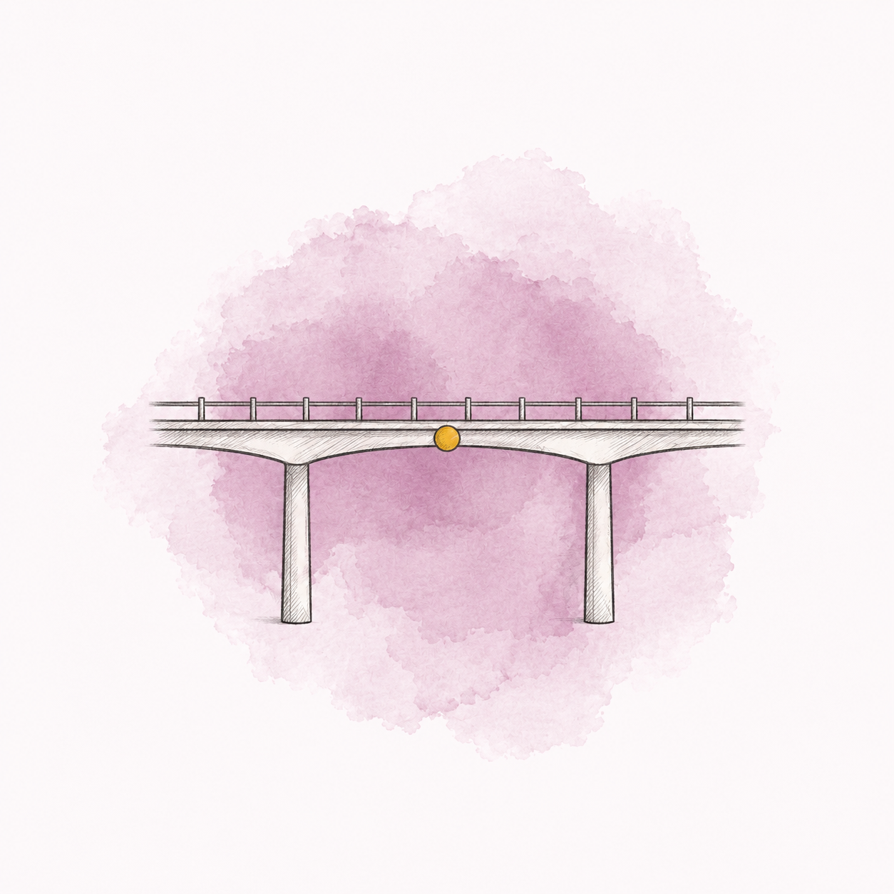 Brug als symbool voor verbinding tussen productie en kwaliteit